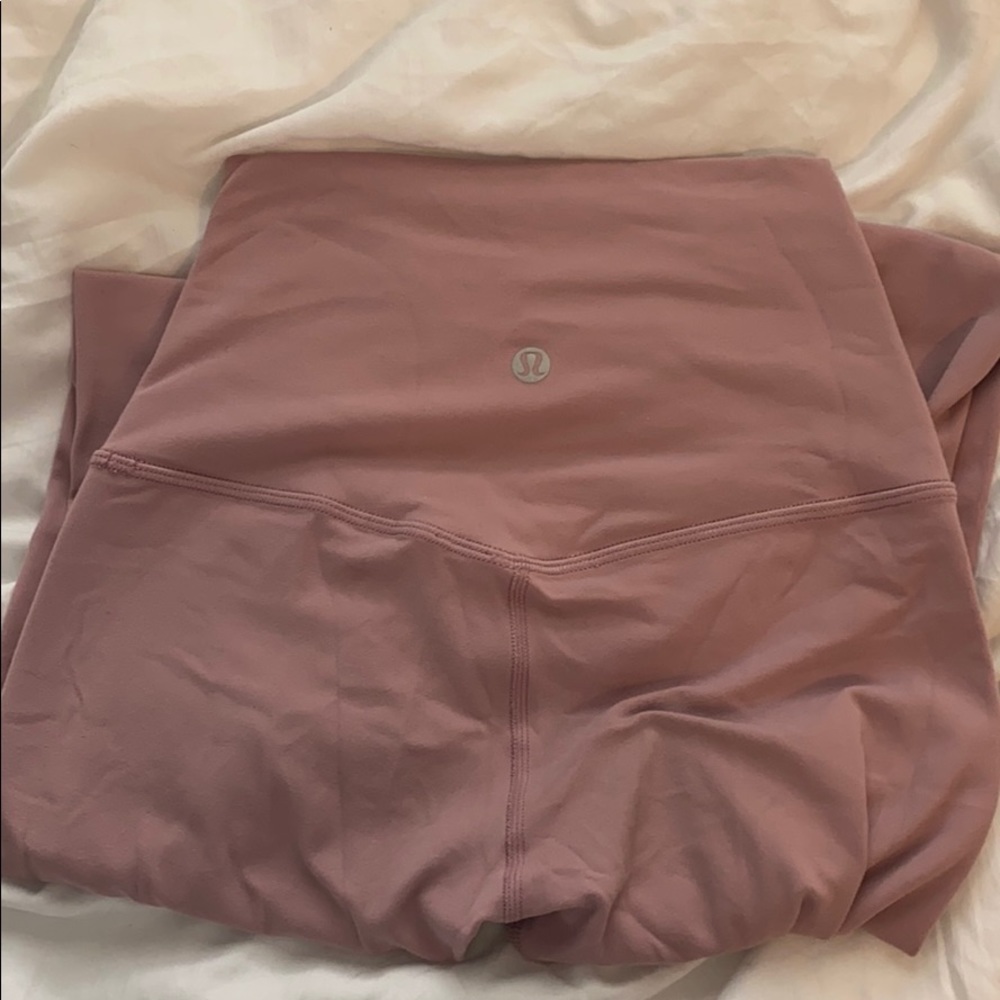 blush lulu lemon leggings